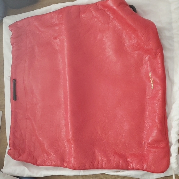 BALENCIAGA Agneau Locker Arena Backpack Red. 7 - Picture 6 of 12